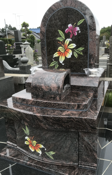 佐原の洋型墓石